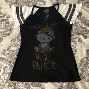 Hello Kitty Recycle Fashion Shirt Top